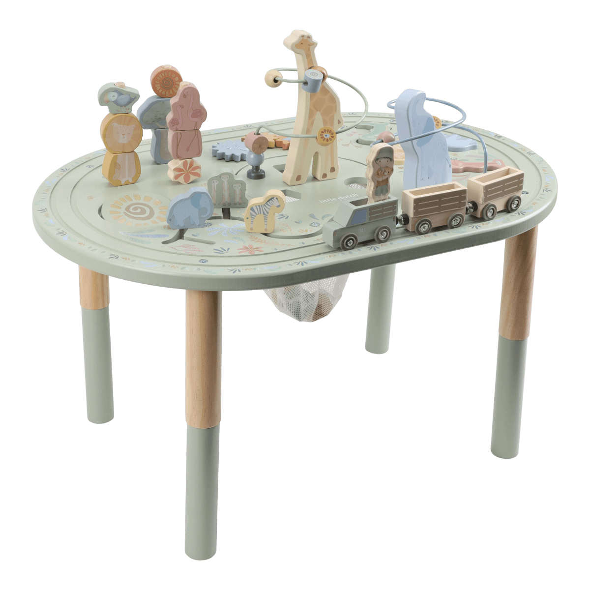 Aktivitāšu galds XL Safari Friends , Activity Table XL, Little Dutch, LD7441