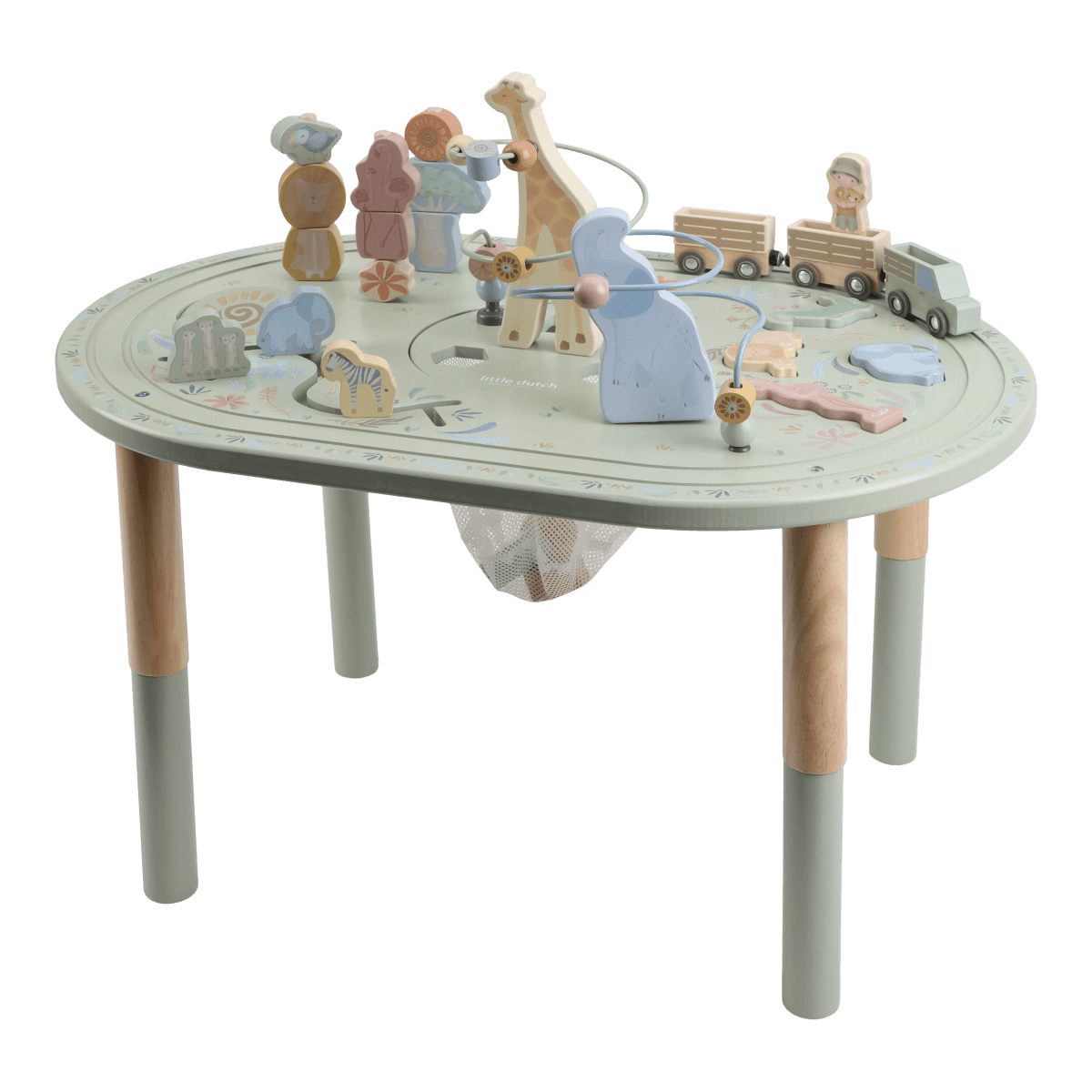 Aktivitāšu galds XL Safari Friends , Activity Table XL, Little Dutch, LD7441