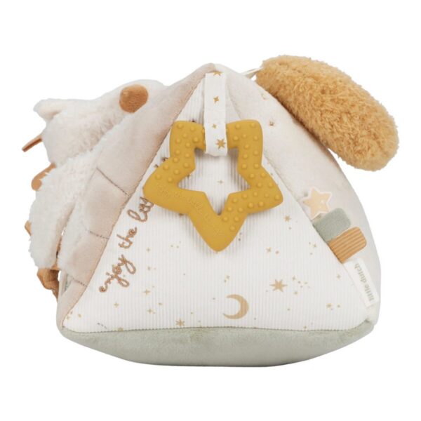 Mīkstais aktivitāšu trīsstūris Newborn Naturals, Activity Triangle, Little Dutch