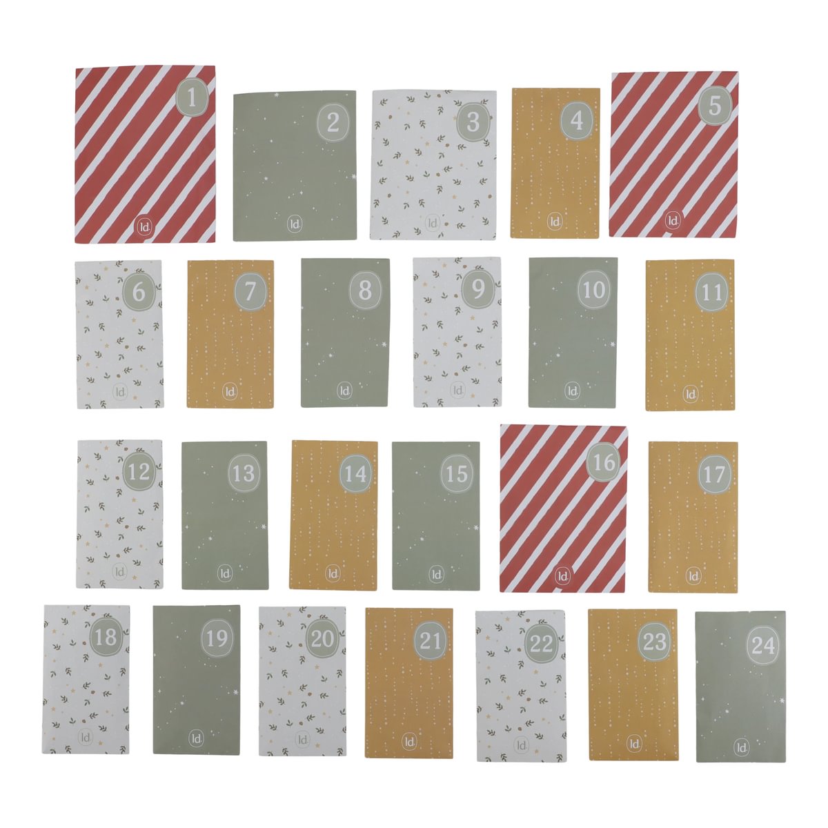 Ziemassvētku adventes kalendārs - Vilciens, Christmas Advent Calendar Train Track, Little Dutch, ld4880