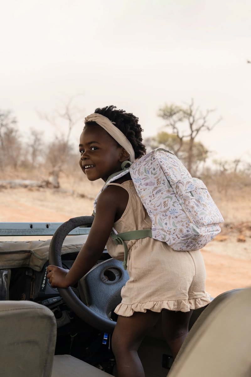 Bērnu mugursoma, Safari Friends Backpack, Little Dutch, LD4921