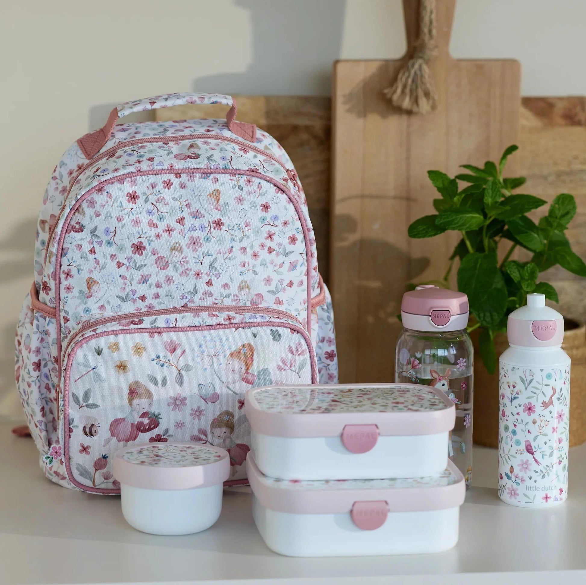 Bērnu mugursoma, Fairies Large Backpack, Little Dutch, LD4930