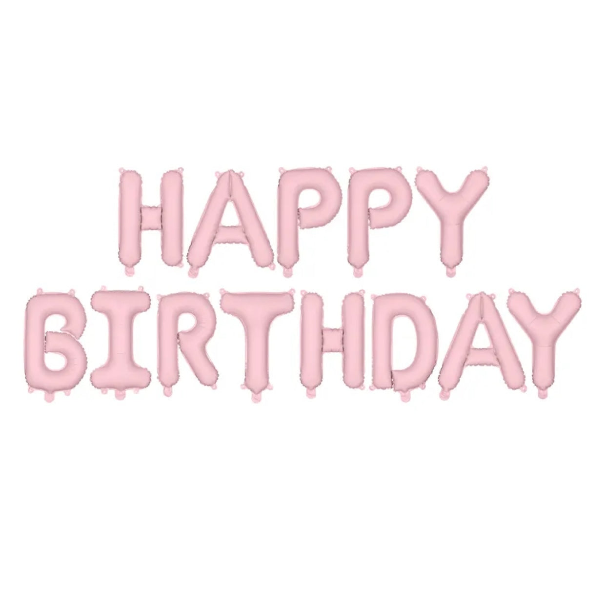 DIY Balonu virtene Happy Birthday, rozā, 340 x 35cm, FB6T-081J