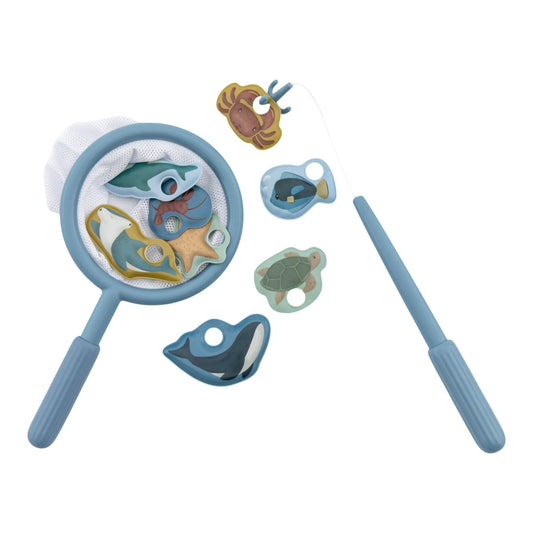 Vannas rotaļlieta- Makšķerēšanas spēle, Fishing Game, Blue, Little Dutch