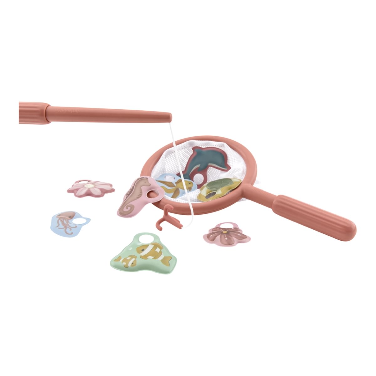 Vannas rotaļlieta- Makšķerēšanas spēle, Fishing Game, Pink, Little Dutch