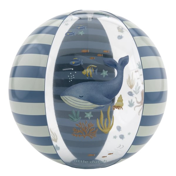Pludmales bumba Ocean World Blue, Beach Ball, Little Dutch, LD2016392