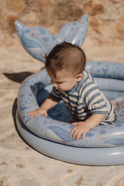 Piepūšamais bērnu baseins Ocean World Blue, Pool 80cm Little Dutch, LD2016378