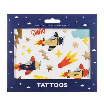 Bērnu tetovējumi - Lidmašīnas, Tattoos Airplanes