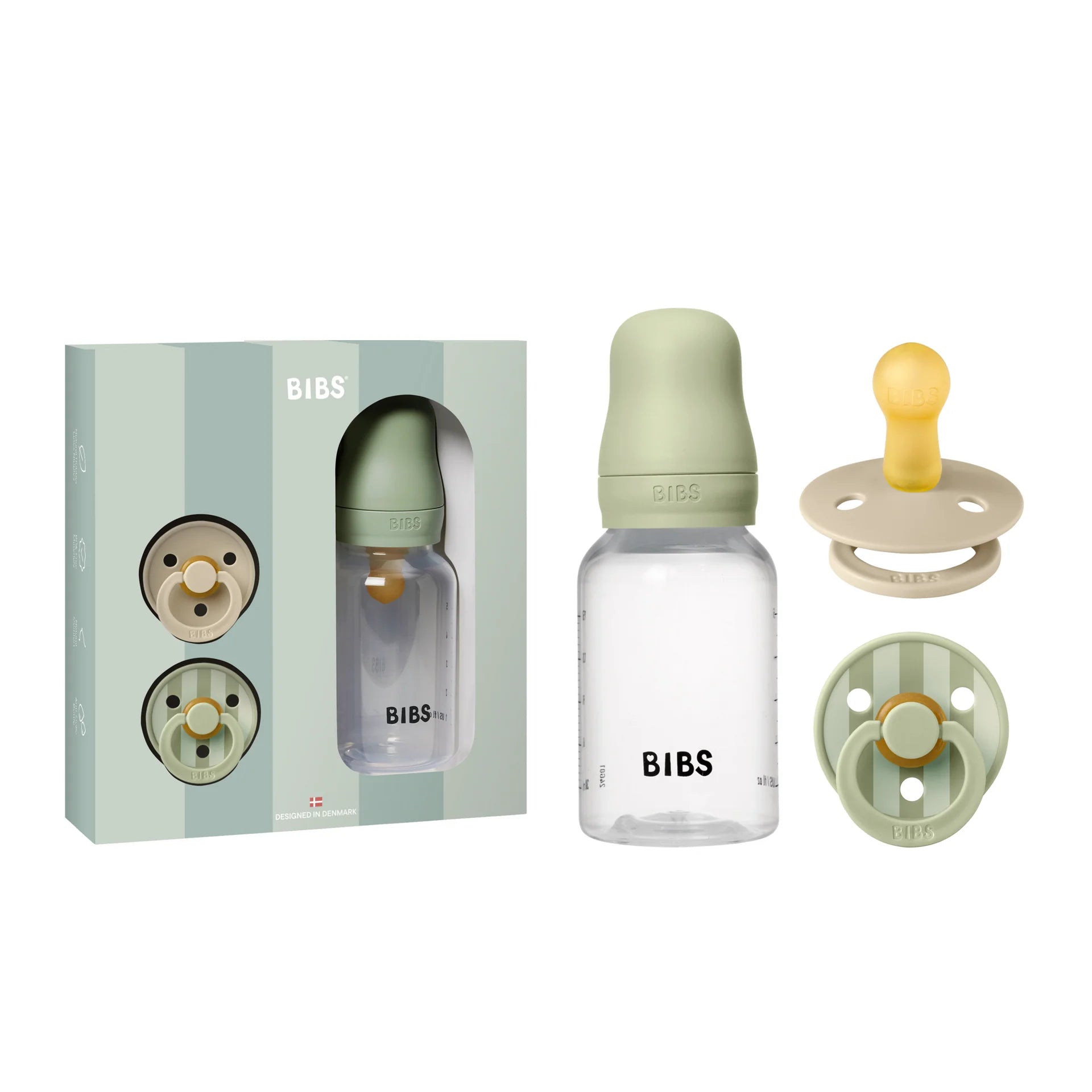 Dāvanu komplekts - Baby Sprinkle Gift Set, Sage, BIBS, BI5713795274727