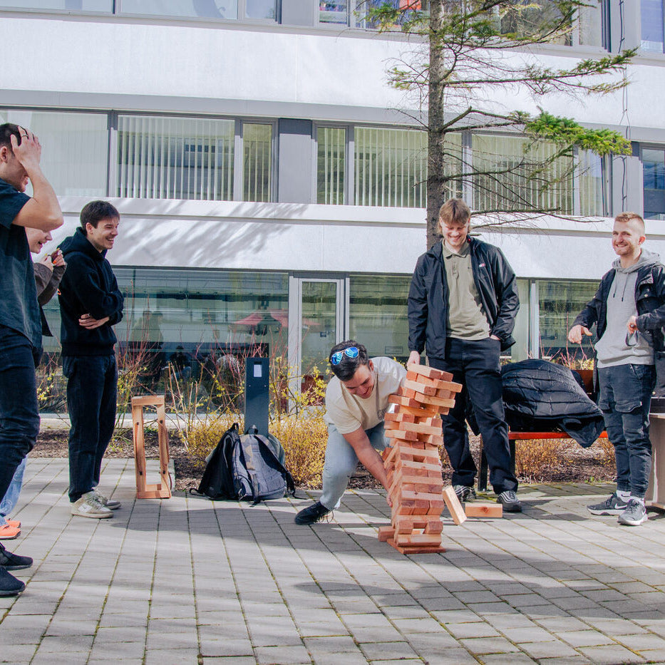 Lielā spēle Gigant Jenga XL - noma Liepājā un Dienvidkurzemē