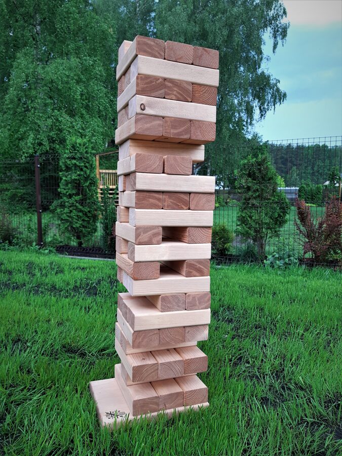 Lielā spēle Gigant Jenga XL - noma Liepājā un Dienvidkurzemē