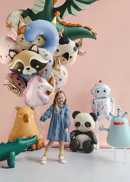 Folija balons Panda - brīvi stāvošs, 68 x 72 cm, FB373