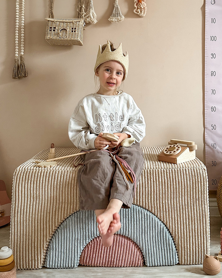 Minkšti žaidimų kaladėlės „Brown Sugar Rainbow Playset“, Wigiwama