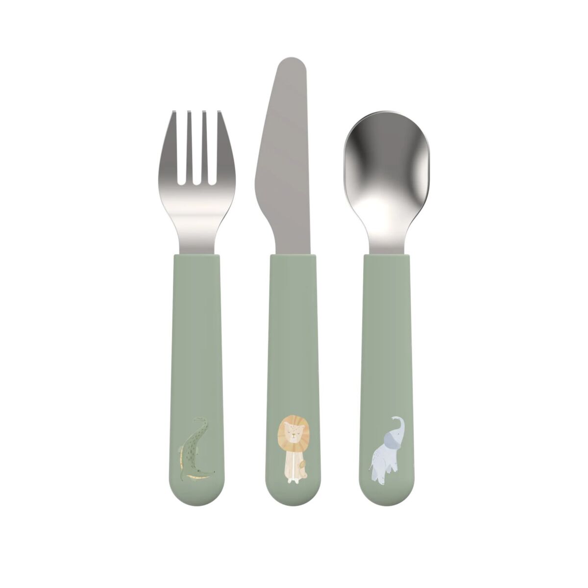 Bērnu galda piederumi Safari Friends, Children’s cutlery, Little Dutch, LD108033065421