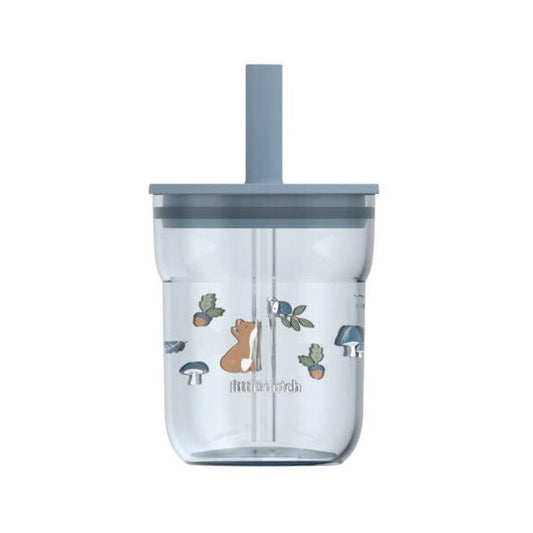 Puodelis su šiaudeliu, Vaikiška stiklinė su šiaudeliu „Miško draugai“, „Little Dutch“