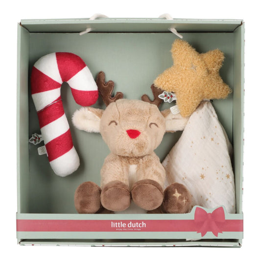 Ziemassvētku raudzību dāvanu komplekts jaundzimušajam, Newborn Giftbox Christmas, Little Dutch, ld4878