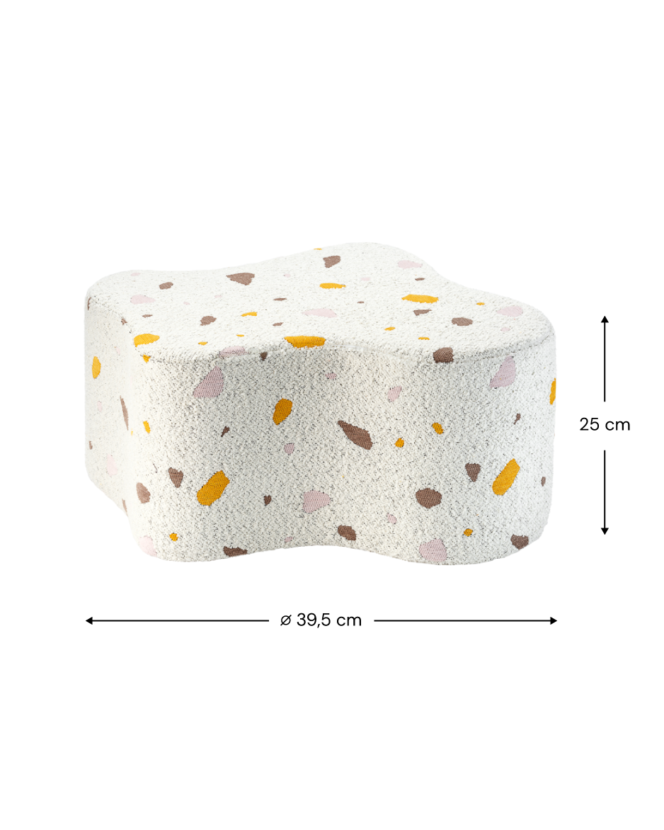 Puffe Terrazzo Marble Cloud Puffe, Wigiwama 
