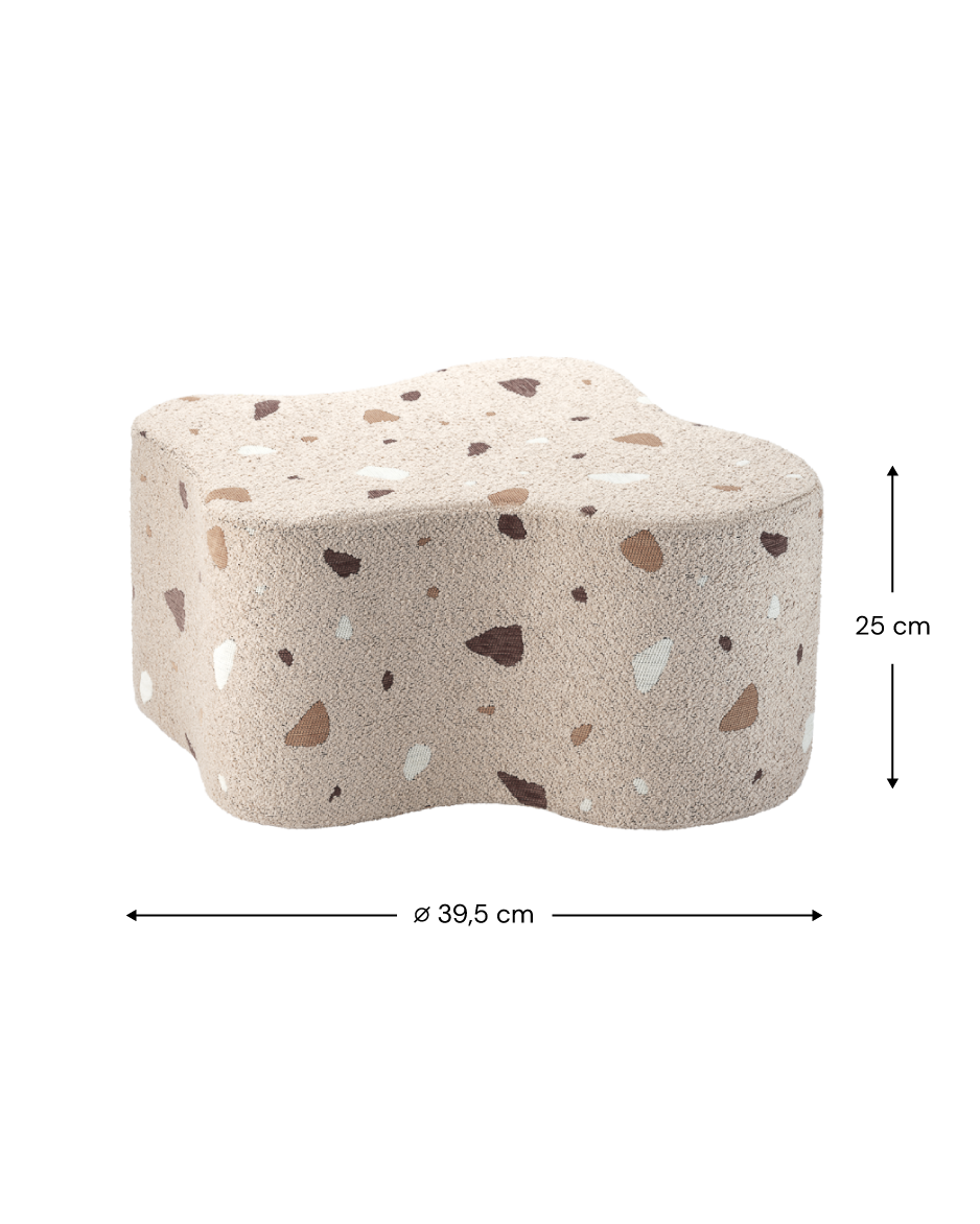 Pouffe Terrazzo smėlio debesies pufas, Vigivama 