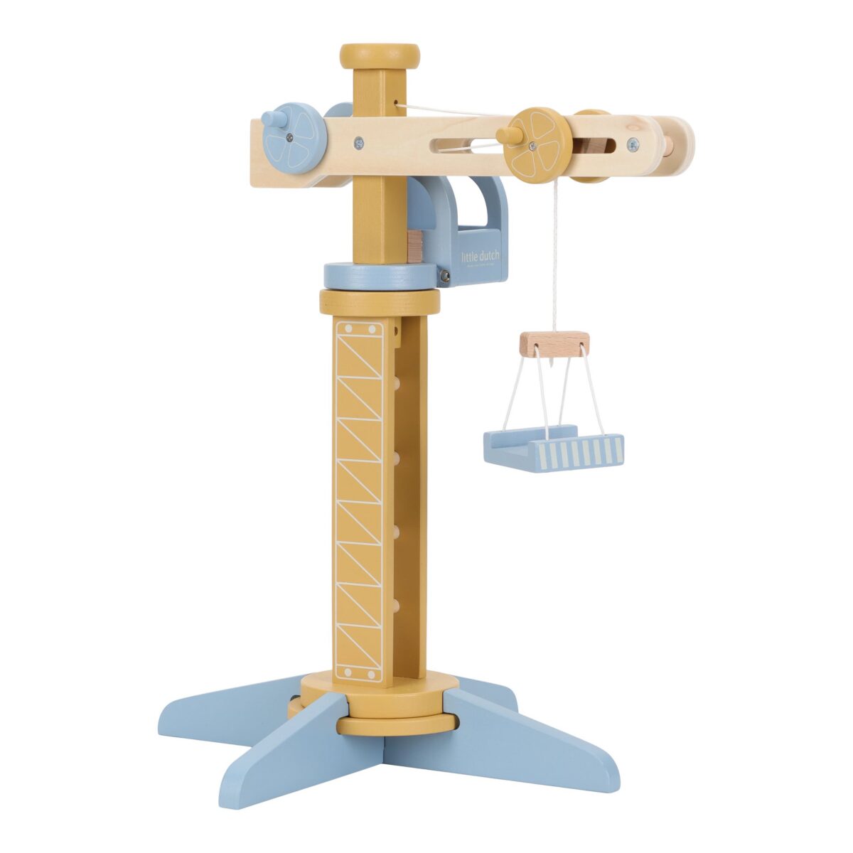 Koka celtņa trase, Crane Set, Little Dutch, ld2542