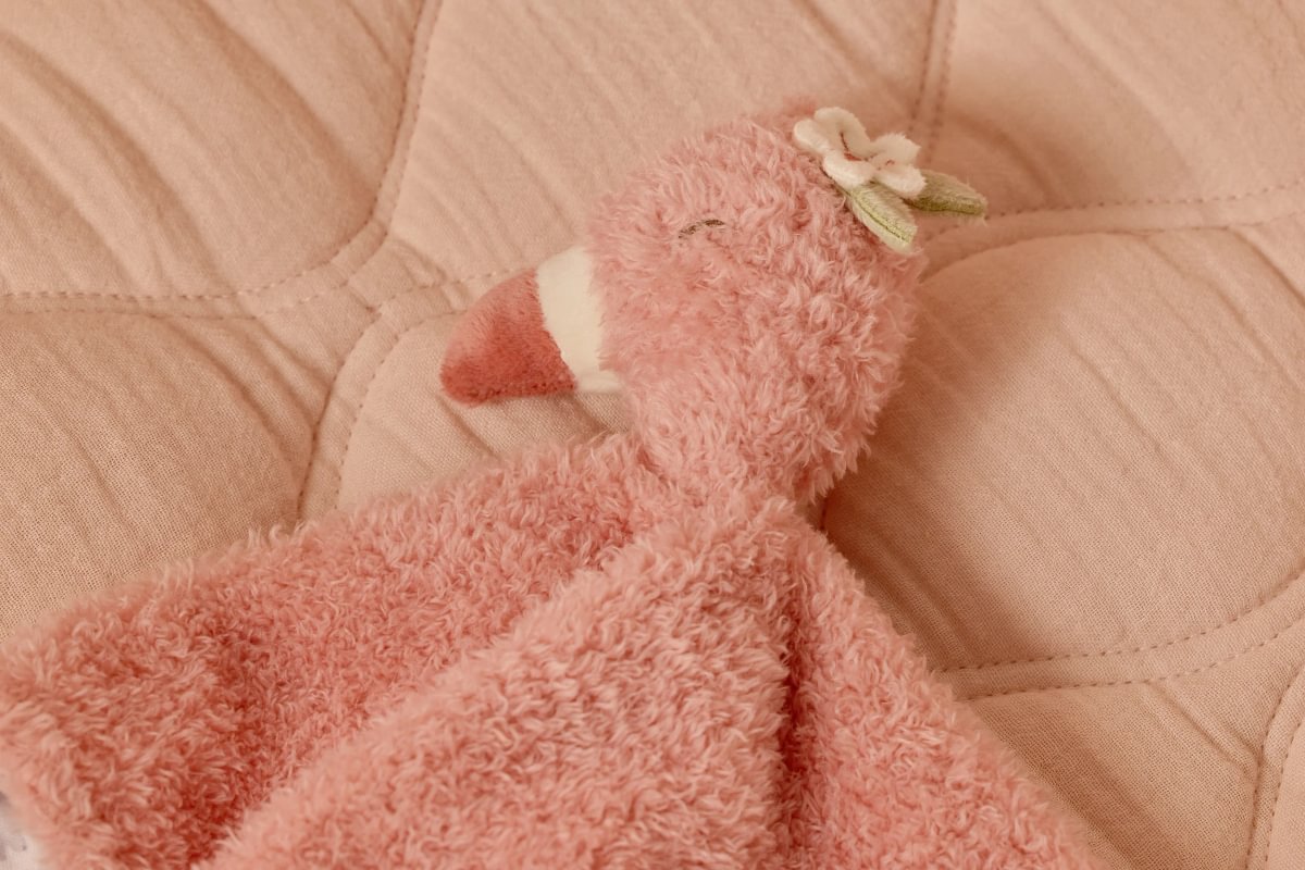 Mīļlupatiņa Flamingo Safari Friends, Cuddle cloth, Little Dutch, ld8329