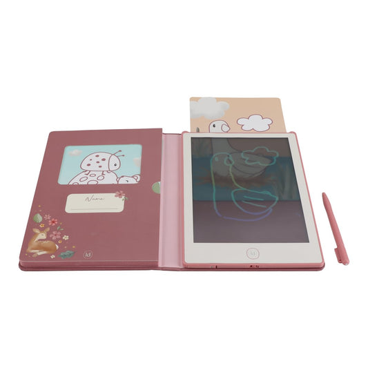 Zīmēšanas tāfele, rozā, Drawing Tablet digital Fairy Garden, Little Dutch, LD4782