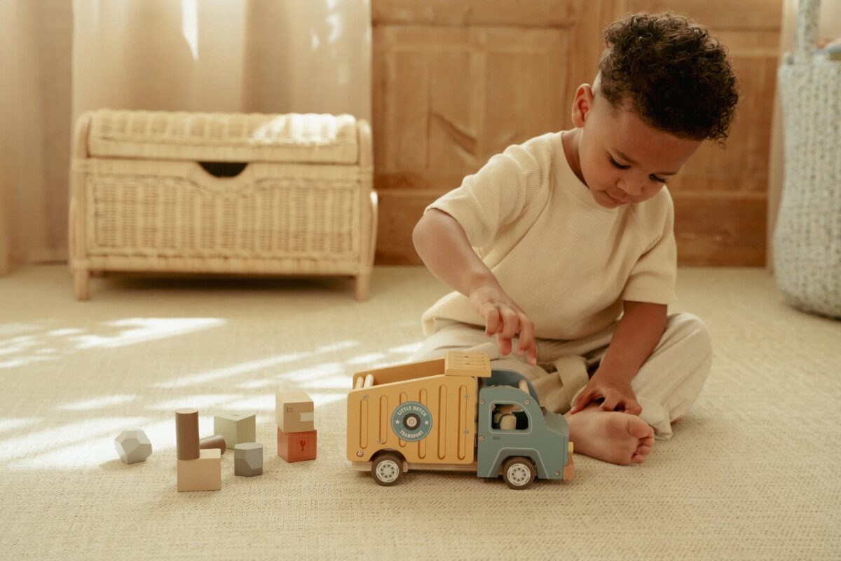 Koka auto Pašizgāzējs, Dump Truck, Little Dutch