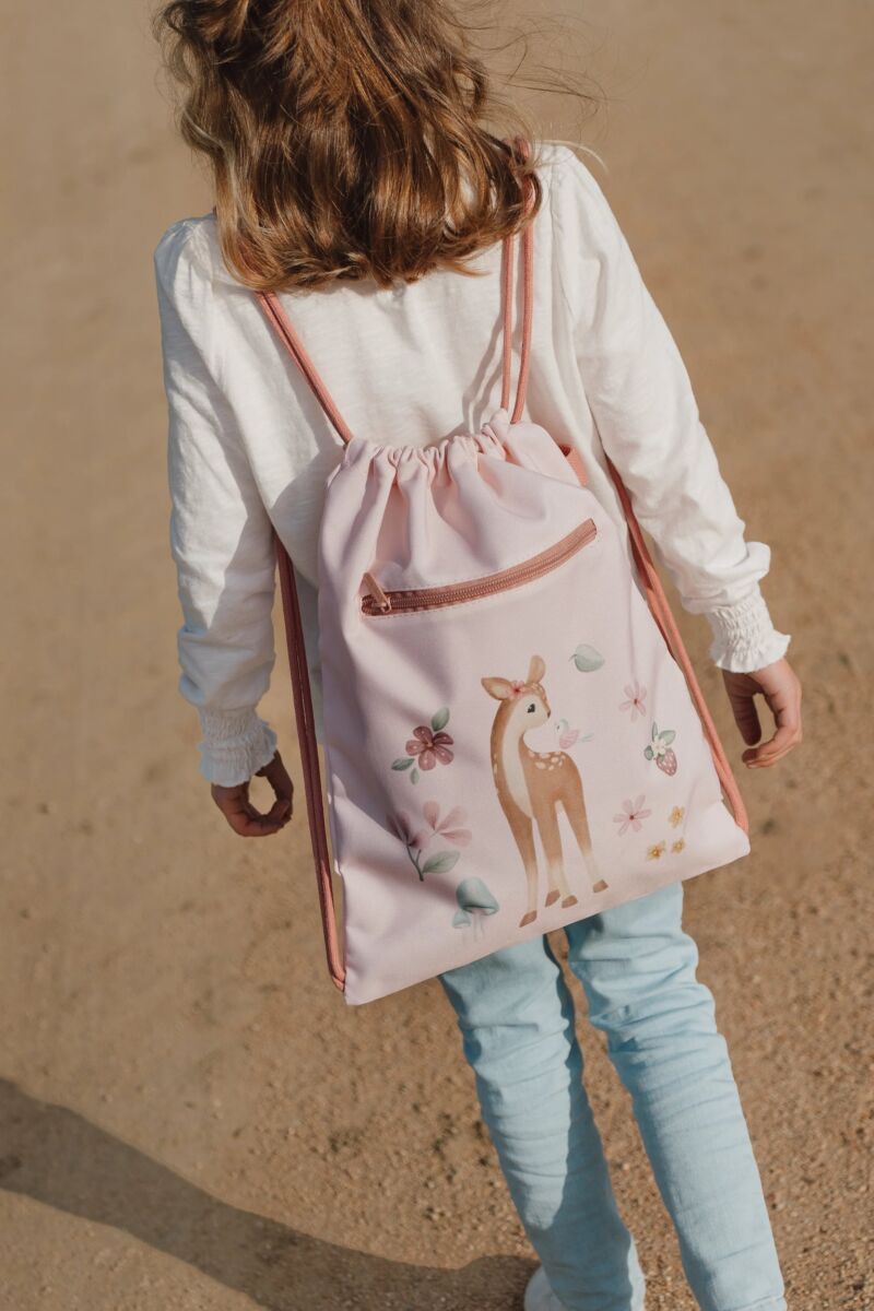 Bērnu sporta mugursoma, Gym Bag Fairy Garden, Little Dutch, LD4914