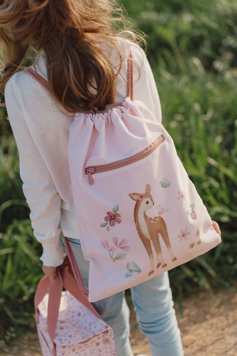 Bērnu sporta mugursoma, Gym Bag Fairy Garden, Little Dutch, LD4914