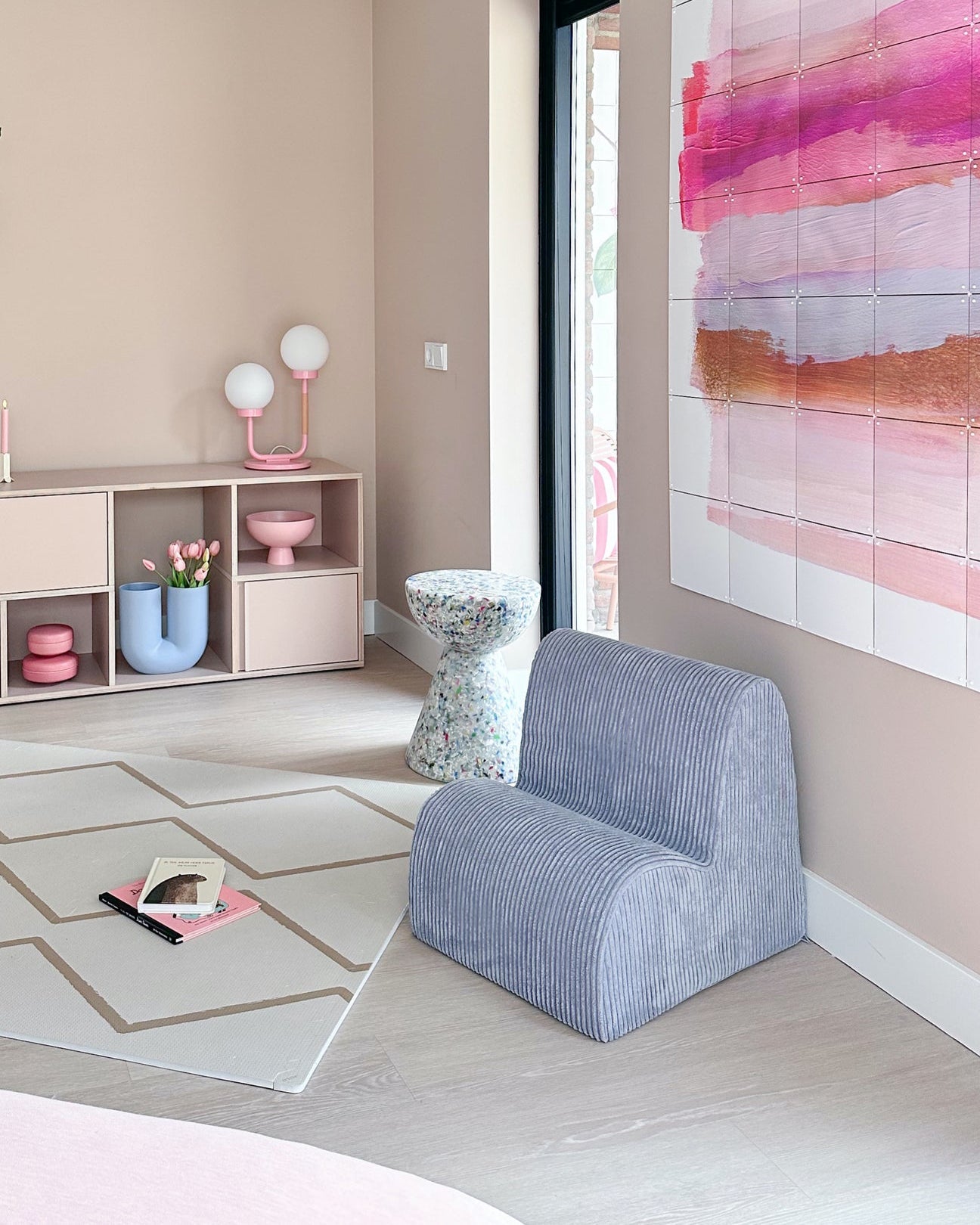 Atpūtas krēsls Blueberry Blue Cloud Chair, Wigiwama