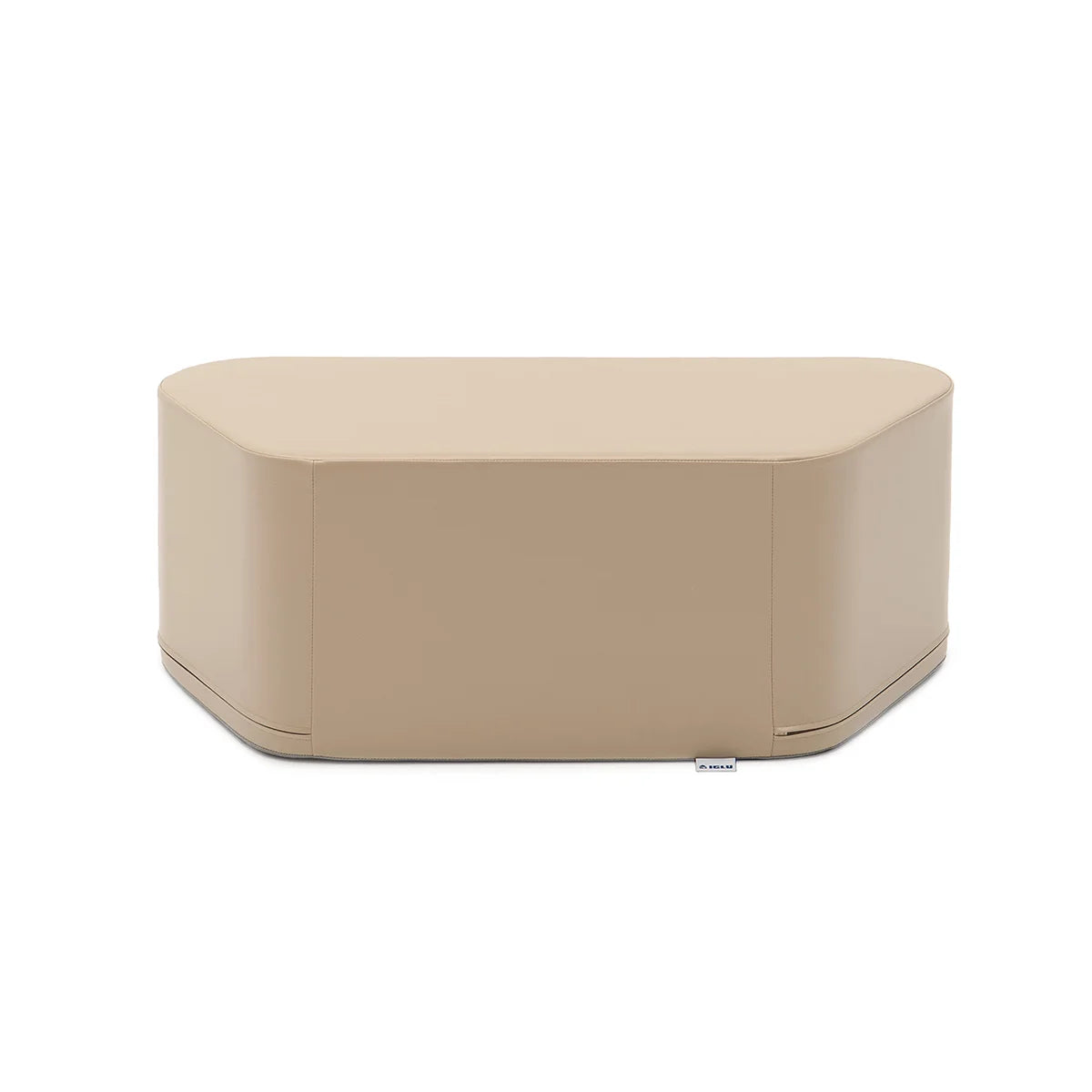 Sešstūra pufs Hexagon Bench S, Building Block Soft Play, IGLU - Beige, bēšs, FT_HEX_S-08A