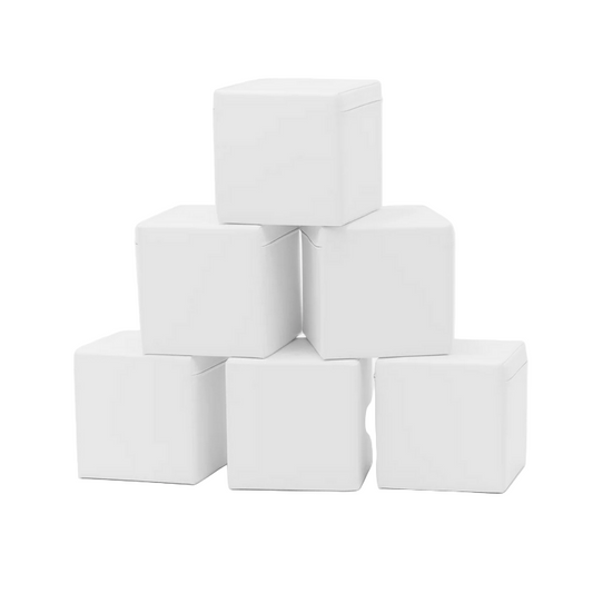 Mīkstie kluči Building Blocks Multifunctional Foam Play, IGLU - balti, 6 gab