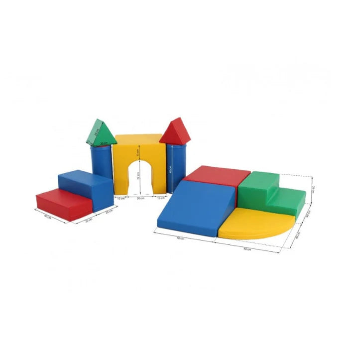 Mīkstie kluči Castle Soft Play, IGLU - Multicolour , daudzkrāsains, SET_03_1