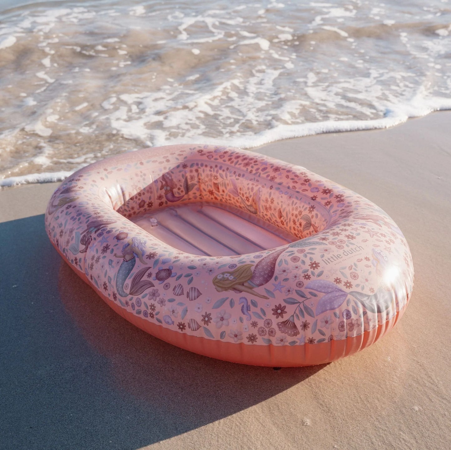 Piepūšamā laiva Dreamy Mermaid Pink, Inflatable Boat, Little Dutch, LD2016381