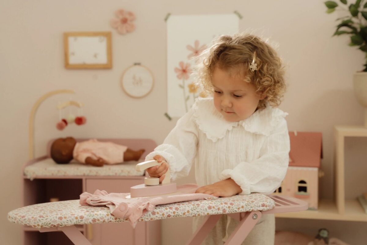 Koka gludināmais dēlis bērniem, Ironing Board, Little Dutch