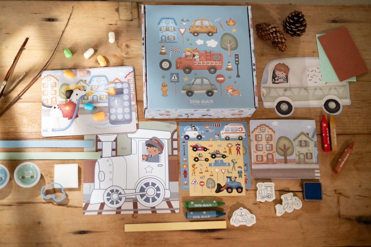 Radošais komplekts XL, Jim & Friends Creativity Box, Little Dutch, LD126879