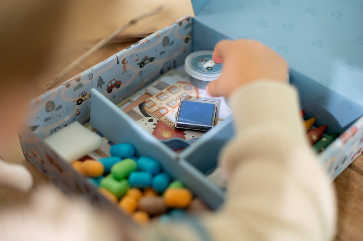 Radošais komplekts XL, Jim & Friends Creativity Box, Little Dutch, LD126879