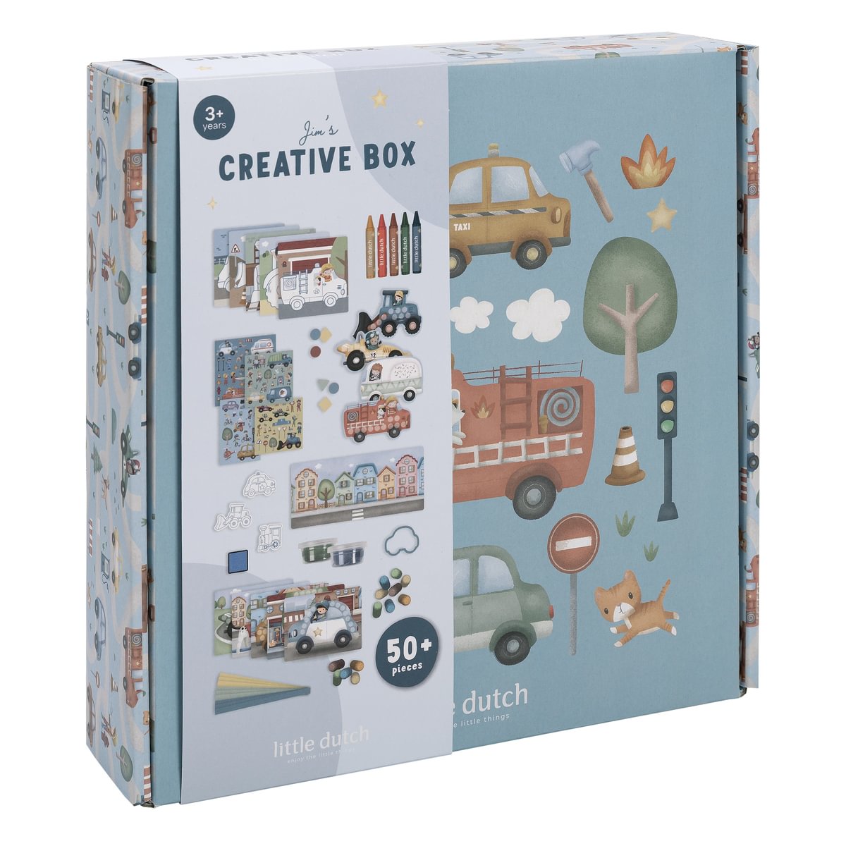 Radošais komplekts XL, Jim & Friends Creativity Box, Little Dutch, LD126879
