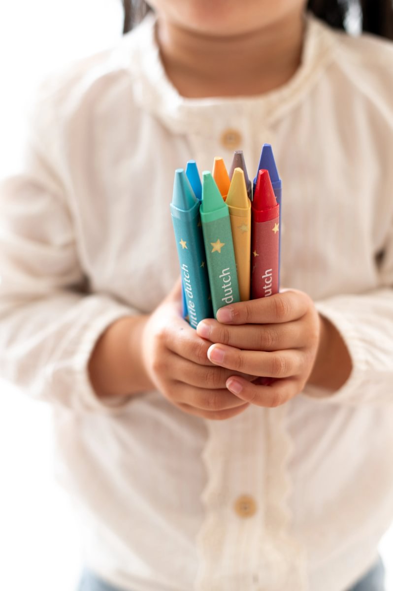 Krītiņi Jim & Friends, Wax Crayons, Little Dutch, 126718