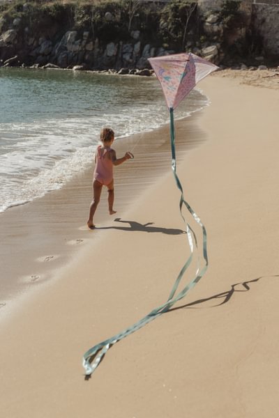 Vēja pūķis Dreamy Mermaid Kite Pink, Little Dutch, LD2016368, rocketbaby.lv