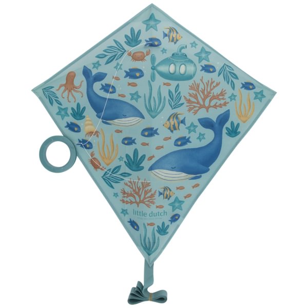 Vēja pūķis Ocean World Kite Blue, Little Dutch, LD2016367, rocketbaby.lv