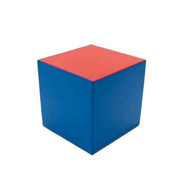 Liels kubs Mega Cube Building Block Soft Play, IGLU - zils/sarkans, BK_HX_35A16