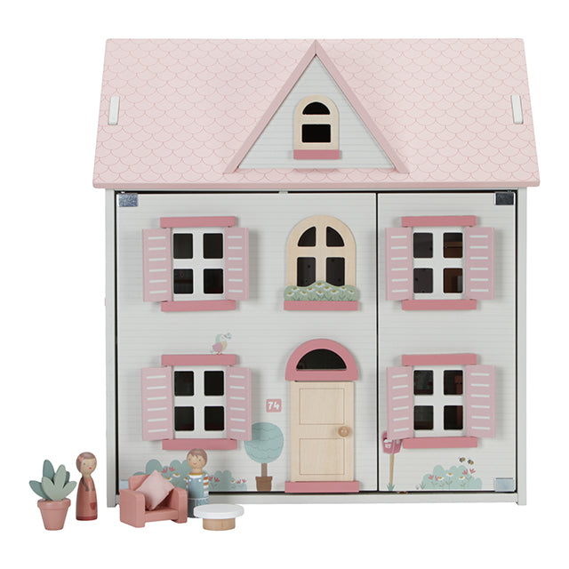 Jaunā Little Dutch koka leļļu māja, Little Farm Doll's House, LD7117