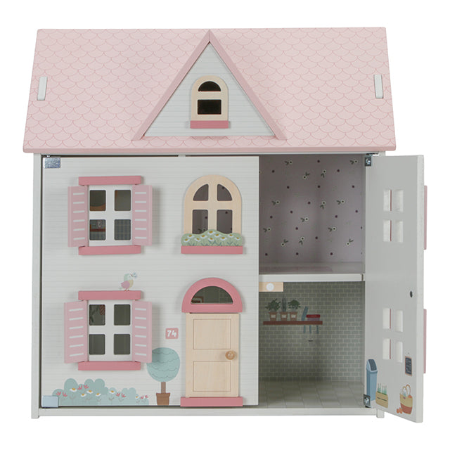 Jaunā Little Dutch koka leļļu māja, Little Farm Doll's House, LD7117