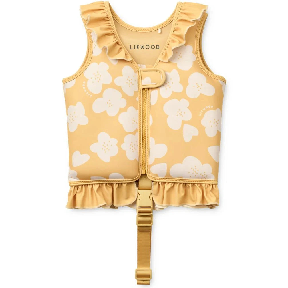 Peldveste bērniem Dove Swim Vest, Flower/Lemon Yellow, Liewood, LW20501-2608