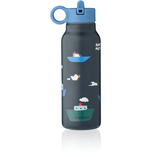 Bērnu ūdens pudele Falk Water Bottle, Sailing 350ml, Liewood, LW19617-2617