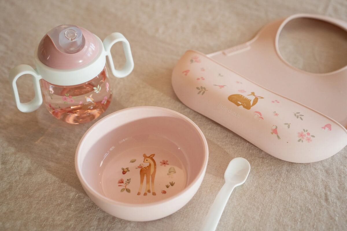 Silikona lacīte, Silicone Bib Fairy Garden, Littke Dutch