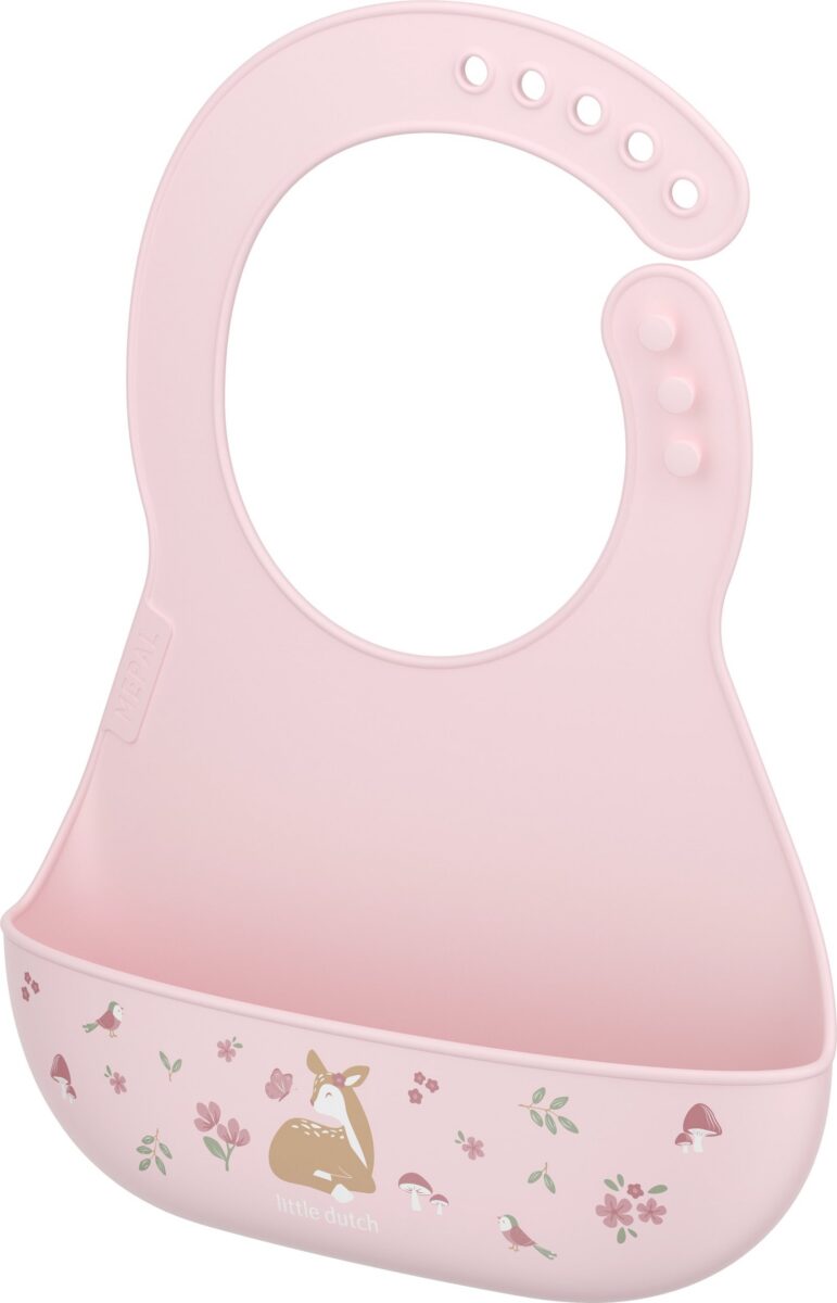 Silikona lacīte, Silicone Bib Fairy Garden, Littke Dutch