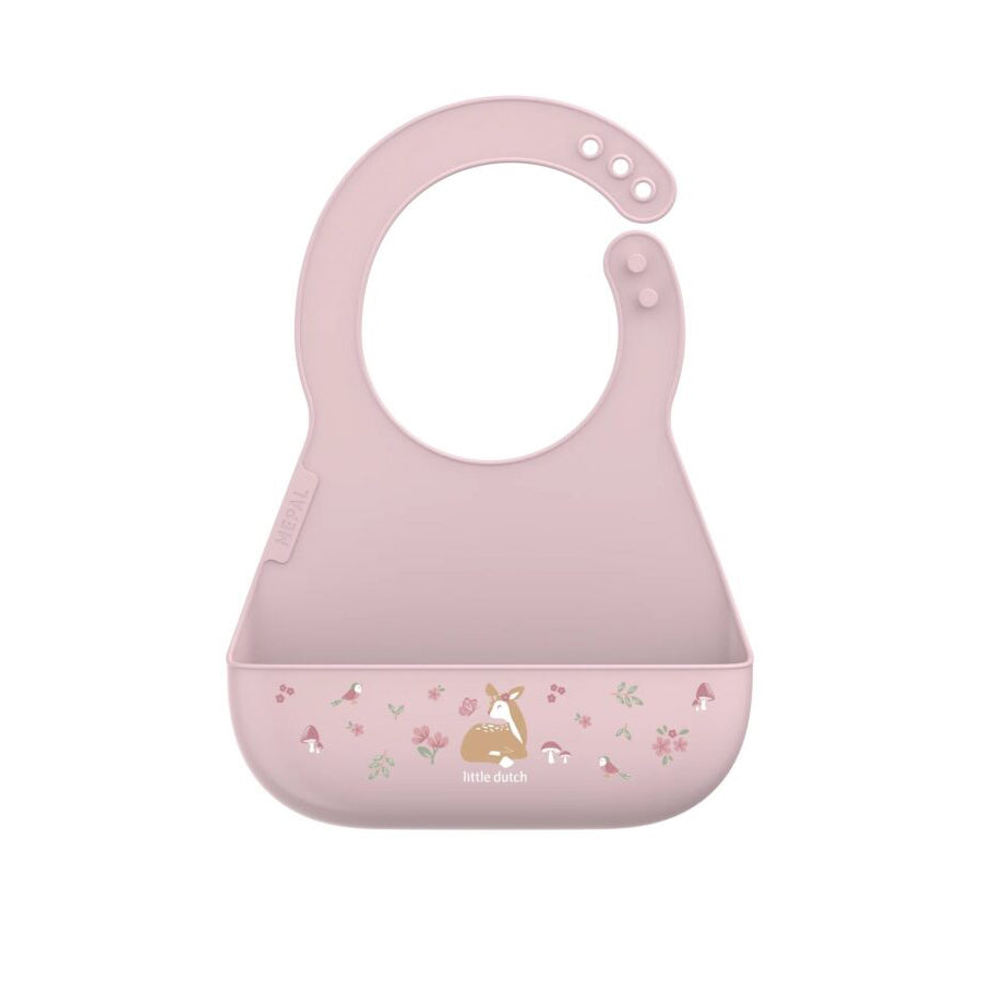Silikona lacīte, Silicone Bib Fairy Garden, Littke Dutch