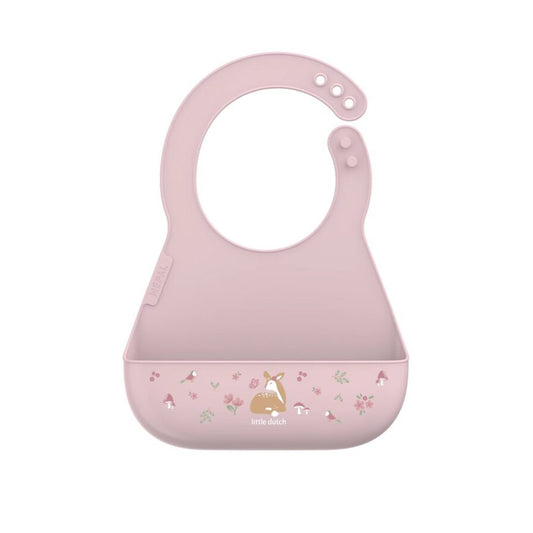 Silikona lacīte, Silicone Bib Fairy Garden, Littke Dutch
