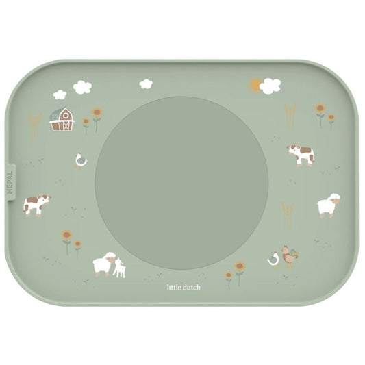 Galda paliktnis ar neslīdošu virsmu Little Farm, Placemat, Little Dutch, LD108035065399